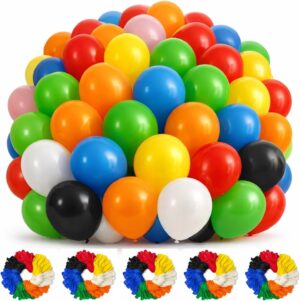 Monty 1000 Pcs Latex Balloons,12 Inch Rainbow Multicolor for Birthday
