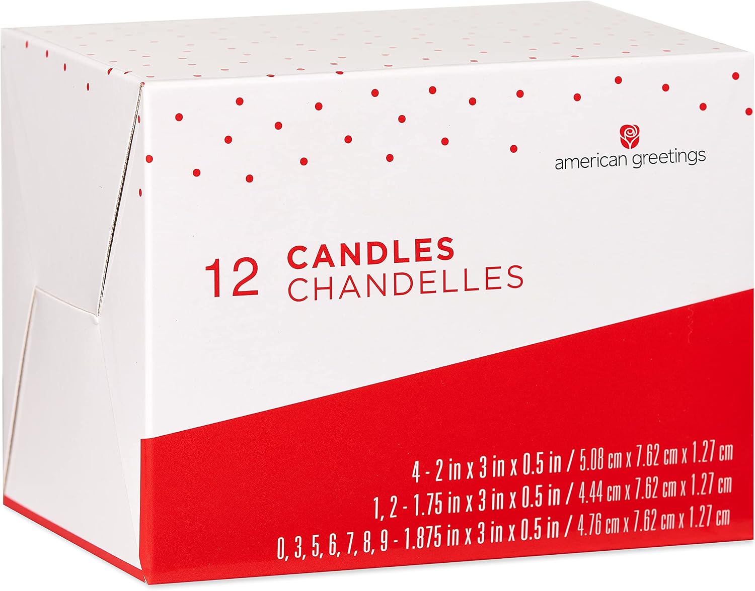 American Greetings Birthday Number Candles, Numbers 0-9 (12-Count) - Image 2